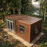 Maison conteneur de luxe respirante et pliable, moderne, prête à l'emploi, pour résidence familiale, bureau, bâtiment, usine, entrepôt, hôtel, villa, magasin