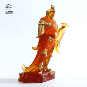 تمثال بوذا من الكريستال المنحوت يدويًا للتأمل وديكور المنزل وزينة الفنغ شوي ومجموعة الفنون - Product Image 6