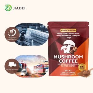Fabricant de compléments alimentaires sur mesure, poudre de café aux champignons pour adultes, soutient l'énergie, l'humeur et la santé digestive, complément alimentaire OEM - Product Image 1