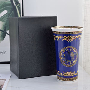 Decoración del hogar Porche Sala de estar Florero de cerámica de lujo Mesa de escritorio Florero de cerámica - Product Image 5