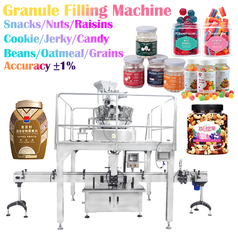 Multihead Weighing Scale Automatic Granule Filling
