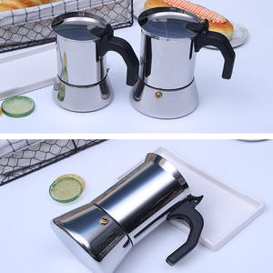 <span class=keywords><strong>Cafetera</strong></span> espresso de estufa de 200/300ml, <span class=keywords><strong>cafetera</strong></span> Moca italiana y <span class=keywords><strong>cubana</strong></span> de acero inoxidable 100% - Product Image 5