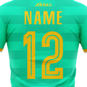 <span class=keywords><strong>2023</strong></span> Akilex Sporty Teamwear 100 Haute Qualité Polyester SoccerWear Professionnel Conception Personnalisée Sublimation Hommes Football T-shirts - Product Image 5