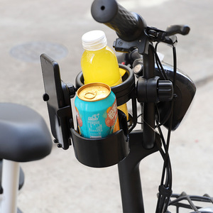 Passeggino per Bambini con Rotazione a 360 Gradi, 3 in 1 con Portabicchiere e Portatelefono, Materiale ABS, Adatto per Biciclette, Motociclette e Sedie a Rotelle - Product Image 2