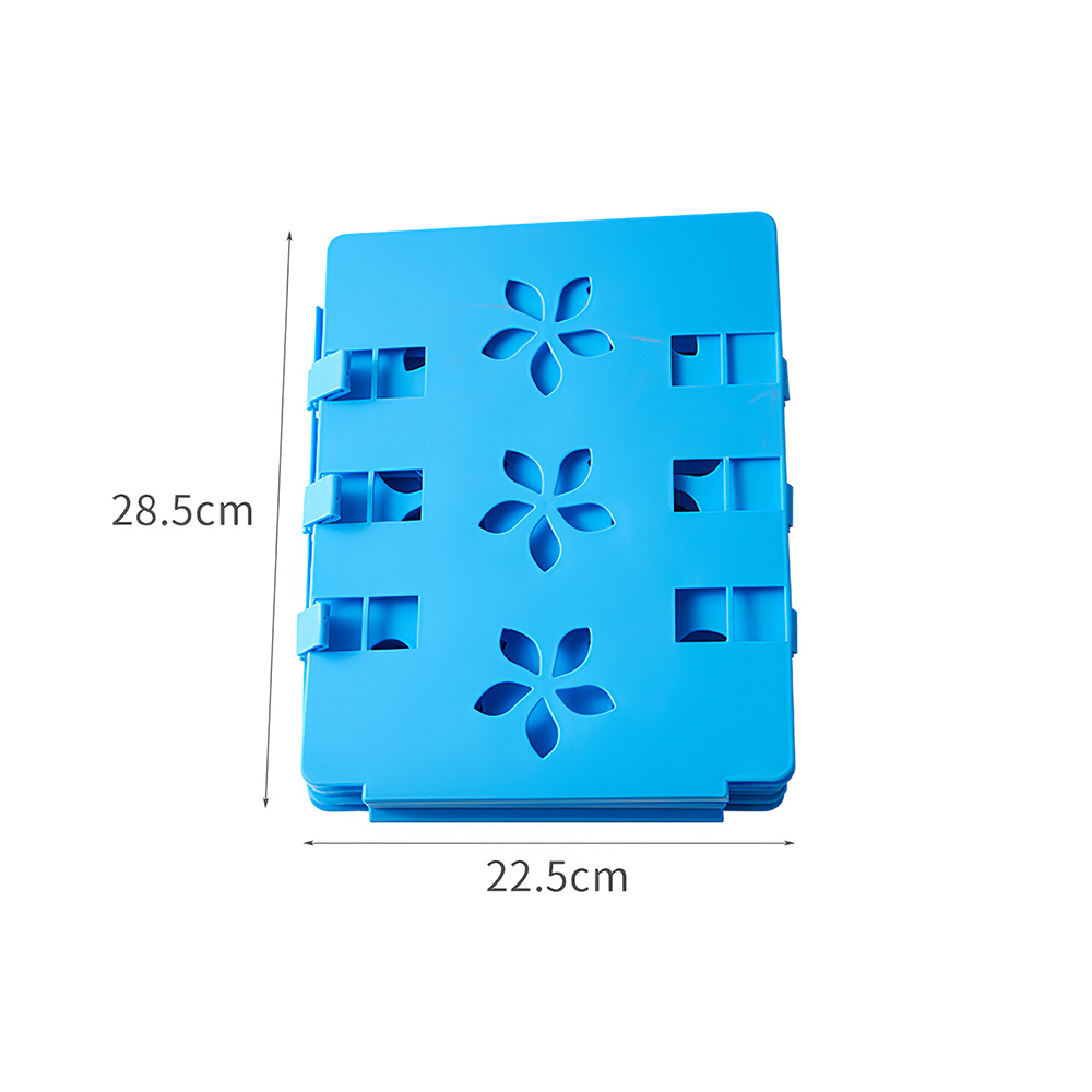 1 шт. модная пластиковая рубашка с голубым цветком, складная доска, плотная одежда, складная доска, домашняя одежда, папка, предметы первой необходимости, PP