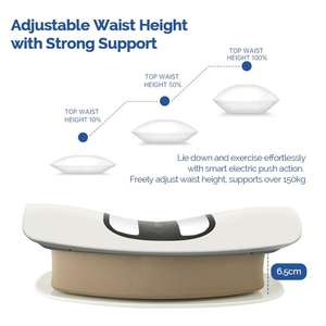 Máquina de Masaje de Espalda con Soporte Lumbar Ajustable con Vibración, Camilla Inflable, Masajeador Eléctrico de Tracción Lumbar - Product Image 5