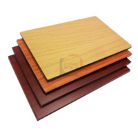 Revestimiento de pared 4x8 3mm 4mm 6mm Color de grano de madera recubierto ACM Board Acp Panel compuesto de aluminio Precio