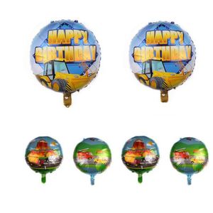 Globol Race Car Theme Birthday <b>Decor</b> 18 Inch Foil <b>Balloon</b> Party Supplies for Kids - Product Image 1