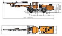 Robot de forage souterrain KJ311i entièrement automatique et intelligent pour le forage de tunnels avec télécommande
