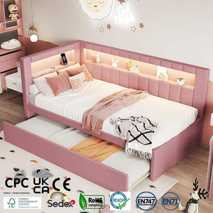 Letto Moderno Matrimoniale Imbottito con Porte USB, Supporto a Doghe in Legno, Contenitore e Testiera - Ideale per Camera da Letto e Appartamento - Product Image 1