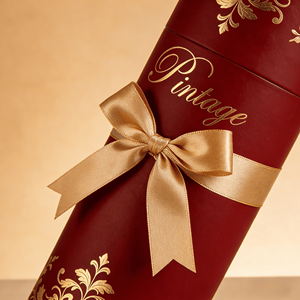 Emballage en tube de papier rond personnalisé, cadeau unique de Noël/d'anniversaire, imprimé, initiale A-Z avec emballage en papier rond protecteur - Product Image 4