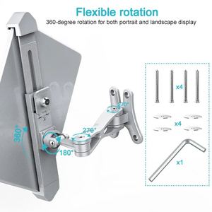 Diebstahls icherung Aluminium legierung Flexible Schraube Wand halterung Sicherheits schloss <span class=keywords><strong>Tablet</strong></span> PC-Halter für Pad 7 "-11" - Product Image 3