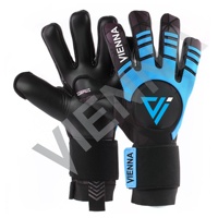 Gants de gardien de but de football professionnels de haute qualité, respirants, ajustables, à coupe négative, en caoutchouc de latex épaissi, protection des doigts