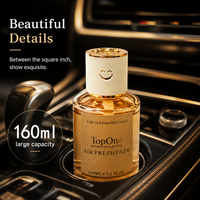 Diffuseur de parfum pour voiture TopOne 160 ml, sans alcool, désodorisant aux huiles essentielles pour une odeur de voiture neuve, durable 120 jours