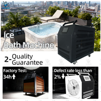 Venta de fábrica, Enfriador de agua de 1.0hp para uso doméstico, filtro de bomba integrado, Enfriador de inmersión en frío para Sauna, equipo de refrigeración de alta calidad