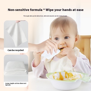 Lingettes pour bébé non tissées épaisses personnalisées en gros d'usine, 99,9 % à base d'eau, pour la maison, soins pour bébés, conception main-bouche, nouveau-nés, marque privée - Product Image 2