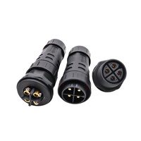 AOHUA-Adaptateur secteur M29 25A, prise étanche de haute qualité, prise femelle, connecteur LED 4 broches