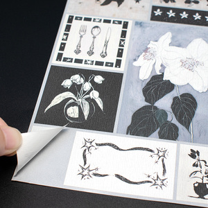 Produttore di articoli di cancelleria per journaling, fogli di adesivi decorativi estetici personalizzati con taglio a mezzo ritaglio - Product Image 5