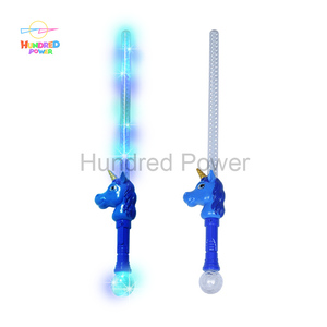 Lightsaber jouets licorne multicolores bâtons de lumière clignotantes, jouet baguette en plastique bon marché épées lumineuses Led clignotantes - Product Image 3