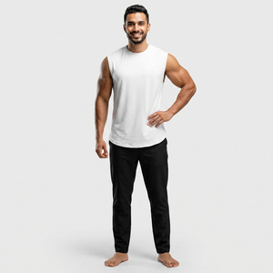 Compression Activewear Viscose <b>Singlet</b> Body T Shirts Sport Swear Workout Undershirt White Gym <b>Men'S</b> Tank Tops - Product Image 1