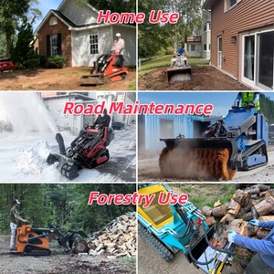 DP-S360 giá rẻ nhỏ Skid chỉ đạo Bộ nạp giá thực Mini trượt loader tiếng ồn thấp Micro loader với winch - Product Image 6