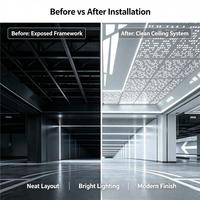 Panneau en aluminium perforé, tôle métallique à trous perforés sur mesure pour la décoration des plafonds des stations de métro et des parkings souterrains