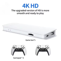 Console de Jeu Rétro Portable 4K M15 | Sortie TV HD Sans Fil | Prend en Charge Plusieurs Formats de Jeu