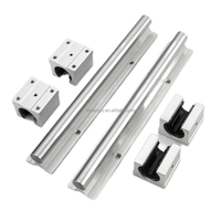 Rails de guidage linéaires ronds CNC MOTIONTECH SBR12-SBR18 et blocs coulissants SBR30UU avec roulements à billes en acier chromé de précision P2/P4/P5