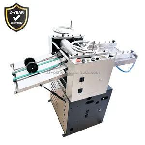 Automatic 320mm width greeting cards paper sheet emboss machine book cover machine embossing