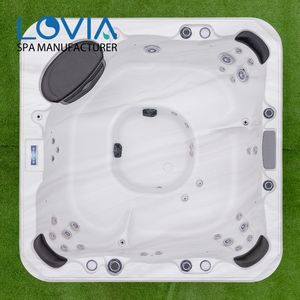 LOVIA Spa de luxe en acrylique 5 places 2m Bain à remous extérieur <span class=keywords><strong>Jacuzzi</strong></span> extérieur Baignoires de spa extérieures avec certification CE pour hôtel - Product Image 3
