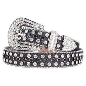 Sparkle Rhinestoneเข็มขัดสําหรับชายหญิงตะวันตก<span class=keywords><strong>เด็ก</strong></span>คริสตัลหนังเด็กเข็มขัดสําหรับกางเกงยีนส์ - Product Image 2