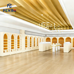 Estantes de Exhibición Personalizados con LED, Ecológicos y Resistentes para Cosméticos y Perfumes, Muebles para Boutiques de Cuidado de la Piel y Maquillaje - Product Image 1