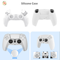 JYS-P5151 Ensemble d'accessoires 12-en-1 pour manette PS5 : Chargeur, manettes, capuchons de joystick en silicone, capuchons de protection, support de caméra