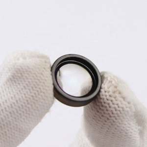 Lente bicóncava de 12mm de diámetro, lente cóncava doble ennegrecida con borde de vidrio óptico para máquina láser - Product Image 4