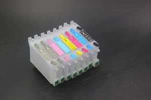 Cartouche d'encre rechargeable T0591-T0599 avec puce de réinitialisation automatique pour imprimante <span class=keywords><strong>Epson</strong></span> <span class=keywords><strong>Stylus</strong></span> <span class=keywords><strong>Photo</strong></span> <span class=keywords><strong>R2400</strong></span> - Product Image 4
