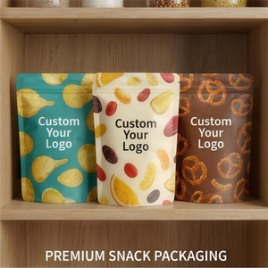 Colorful Custom Logo <strong>Zip</strong> Lock Resealable Smell Proof Aluminum Foil Mylar Plastic Edible <strong>Small</strong> Food Packaging Stand up Pouch <strong>Bags</strong> - Product Image 1