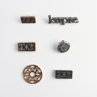 Insigne magnétique en métal personnalisé de haute qualité broche étiquette de qualité pour vêtements sacs chaussures avec technique de placage