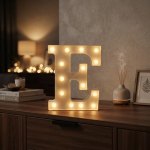 Insegna Luminosa a <span class=keywords><strong>Lettere</strong></span>, Popolare Decorazione da Parete con Lampadine LED Calde per Casa ed Eventi - Product Image 2
