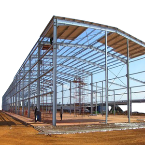 โครงสร้างเหล็กสำเร็จรูป อาคารฟาร์ม โรงงาน โรงเลี้ยงวัว โรงเลี้ยงแกะ/โค/วัวนม/แพะ โรงเรือนสัตว์ปีก โรงเลี้ยงสุกร - Product Image 1