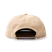Venta al por mayor OEM personalizado bordado logotipo 5 paneles no estructurado sólido algodón Correa trasera Hip Hop Snapback Cap