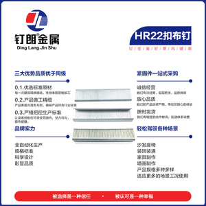 ตะปูเหล็กชุบสังกะสีรูปตัว C ยี่ห้อ Ding Lang Jin Shu รุ่น HR22 สำหรับยึดที่นอนและเบาะรถยนต์ - Product Image 5