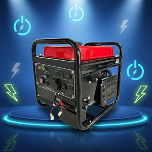 เครื่องกำเนิดไฟฟ้าแบบพกพา 4 จังหวะ ดิจิตอล คู่ 220v 230V1110V กำลังไฟ 5KW3.5KW4KW ใช้เชื้อเพลิงเบนซิน 180F 110V ขายส่ง - Product Image 4