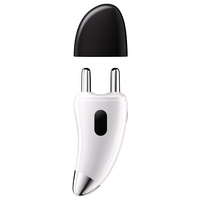 Masseur électrique multifonctionnel Gua Sha en alliage de chrome, appareil chauffant pour le soin des yeux, outil amincissant pour le cou et le visage, acupression, massage EMS