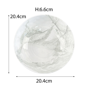 工場サプライヤーディナーテーブルセットプラスチックフルーツサラダメラミンミキシングボウルメラミンサービングボウル蓋付きプリントクリスマススペース - Product Image 3