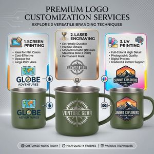 Wholesale 400ml Personalized Promotional Gift Powder Coated Coffee Cup Single Layer Stainless Steel Coffee <b>Mug</b> with Handle - Product Image 4