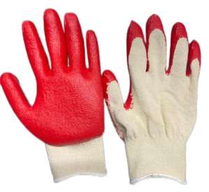 Gants de travail pour hommes, 450g-800g/doz, 30% coton, 70% polyester TC, anti-chaleur, sécurité industrielle, durables, respirants, gants de sécurité - Product Image 5