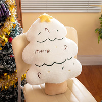 Noël pain d'épice homme oreillers fête décor arbre de noël en peluche doux forme de noël mignon guirlande de noël jeter oreiller