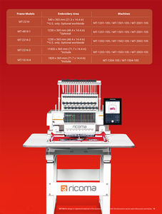 <span class=keywords><strong>Ricoma</strong></span> MT- 2001 Máquina de bordar serie MT de cabezal único de alta velocidad - Product Image 6