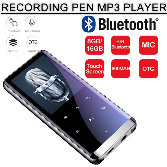 HIFI Sport Stereo Music Speaker Media FM Radio EBook Recorder Support OTG Voice Recording With Mic
