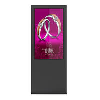 Pantalla Interactiva Android de 55 Pulgadas con Batería para Exteriores, IP65, Reproductor Multimedia de Publicidad Digital para Exteriores